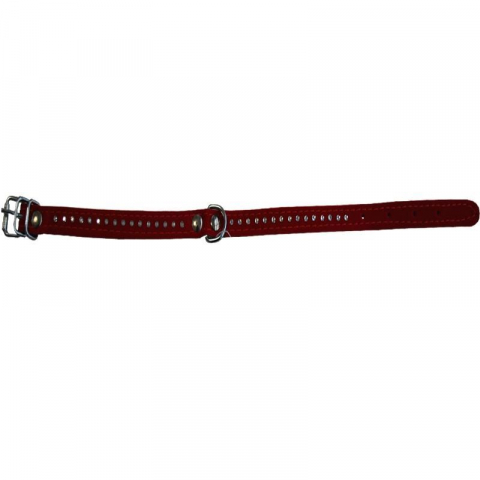 Caini - ZGARDA VELUR PENTRU CAINI MILAN STRASURI 1 RAND 30CM