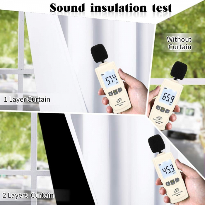 Set draperii Pony Dance, alb , 2 buc 240 x 140, 100% întuneric, inele [5]