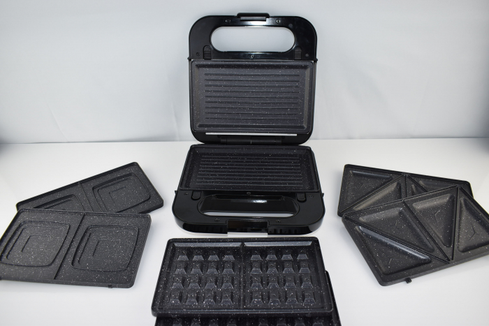 Sandwichmaker Cecotec Rock'nToast 4in1, 1000 W Putere, 4 Plăci Schimbabile - CA NOU [8]