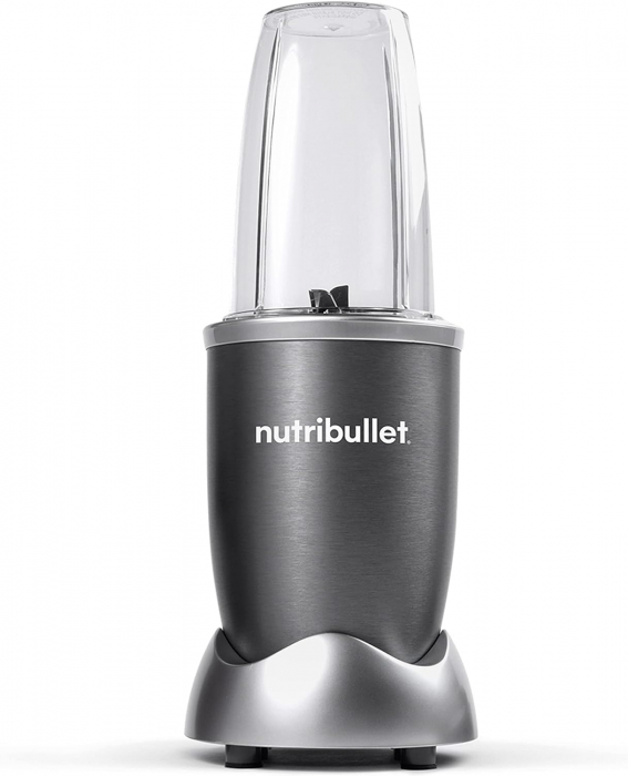 Blender Nutribullet Original, 600 W, 1 viteza, cupa inalta 0.7l, Argintiu - CA NOU [2]