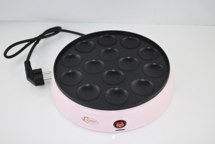 Aparat de facut mini clatite, Bestron, Roz 800W - CA NOU [5]