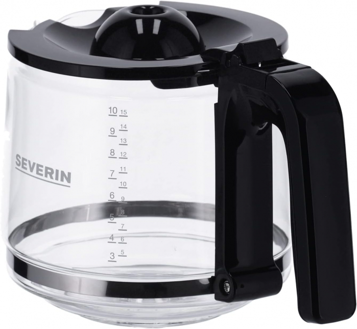 Vas de sticlă SEVERIN pentru Cafetierele SEVERIN KA 4815, KA 4817, KA 4822, KA 4825, 1.4 L, - FOARTE BUN [4]