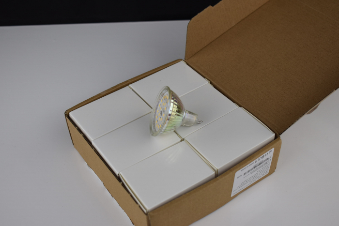 6 becuri LED GU5.3, 5W, 12V MR16, cu 500 de lumeni, culoare neutrală 4000K, non-dimabile -CA NOU [7]