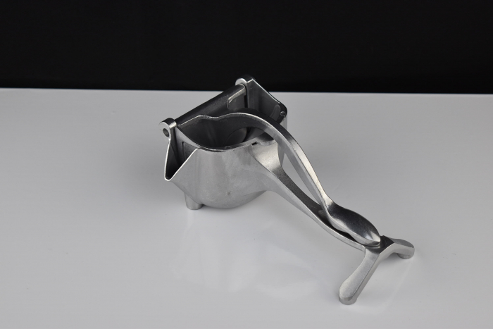 Presă manuală pentru fructe, aluminiu, Argintiu - CA NOU [6]