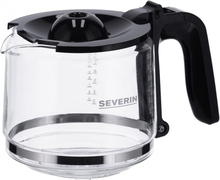 Vas de sticlă SEVERIN pentru Cafetierele SEVERIN KA 4815, KA 4817, KA 4822, KA 4825, 1.4 L, - FOARTE BUN [3]