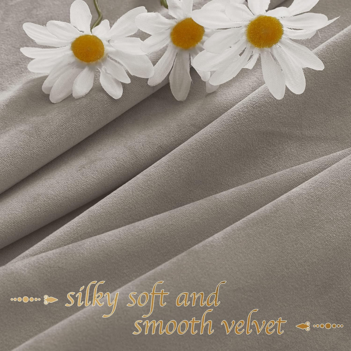 Set draperii Pony Dance, cafeniu închis,2 buc 260 x 132, cu inele [6]