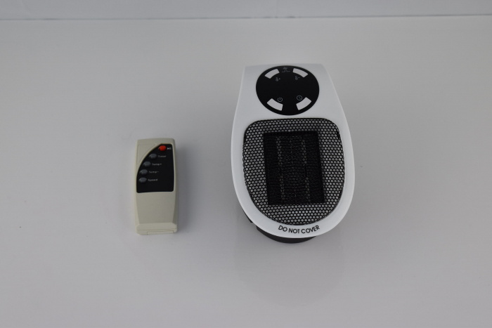 Aeroterma 500 W, încalzitor electric din ceramica, 3 moduri, termostat de camera sigur, eficient energetic și silentos, pentru interior, birou, dormitor, alb, [10]