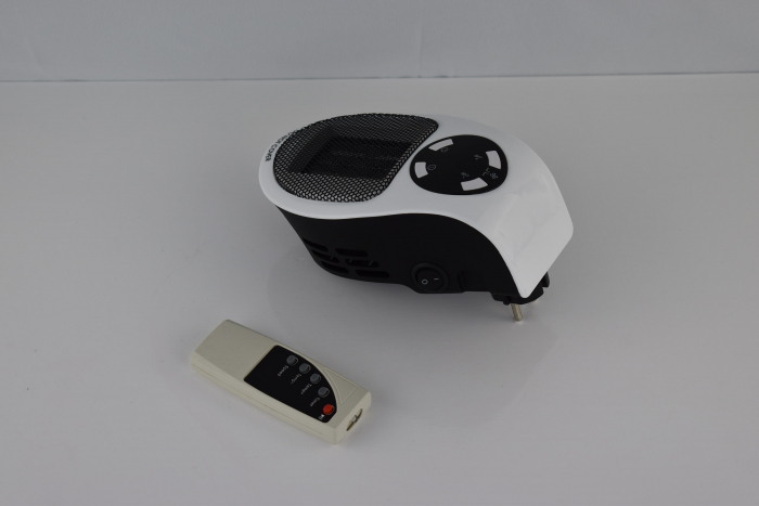 Aeroterma 500 W, încalzitor electric din ceramica, 3 moduri, termostat de camera sigur, eficient energetic și silentos, pentru interior, birou, dormitor, alb, [9]