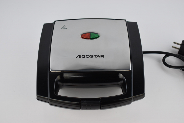 Aigostar Sandwichmaker, 800W, Acoperire Antiaderentă, Depozitare Verticală, Picioare Antiderapante, Fără BPA - BUN [5]