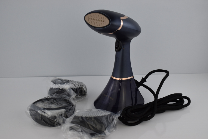 Aparat de călcat cu abur Multi Steam Genie Pro Aroma (1800W, abur de 32g/min, fier de călcat pentru călătorii inclusiv 3 atașamente: pentru haine, perdele, mobilier tapițat) - FOARTE BUN  [12]