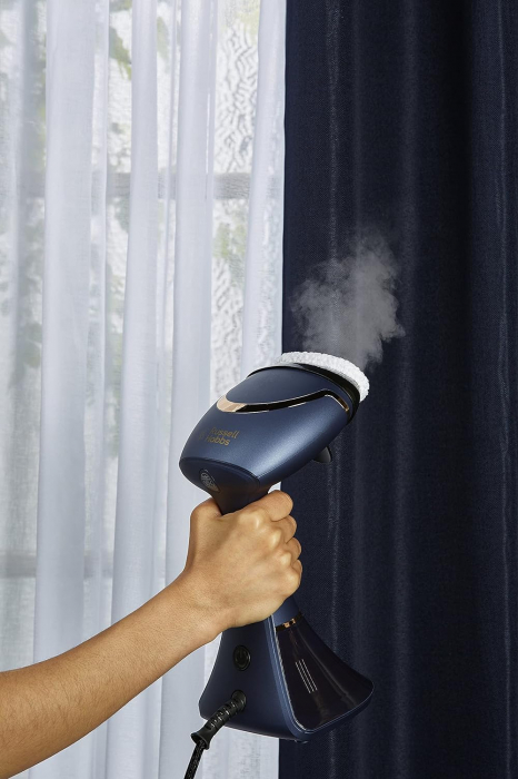 Aparat de călcat cu abur Multi Steam Genie Pro Aroma (1800W, abur de 32g/min, fier de călcat pentru călătorii inclusiv 3 atașamente: pentru haine, perdele, mobilier tapițat) - FOARTE BUN  [9]