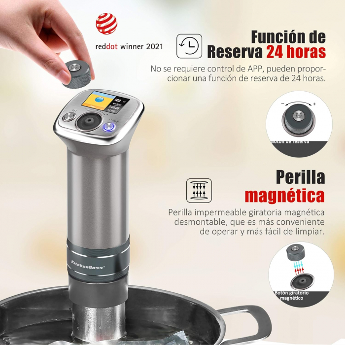 Aparat de Gătit Sous Vide KitchenBoss G320 Pro -CA NOU [2]