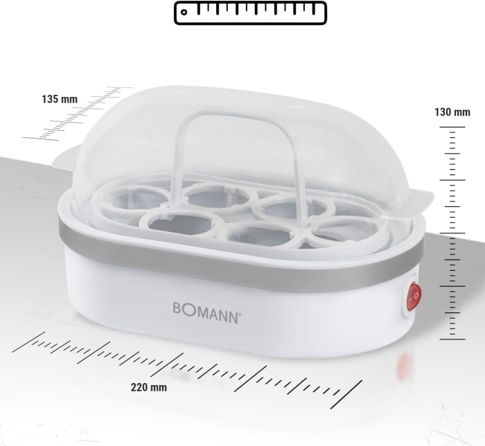 Aparatul de fiert ouă Bomann EK 5022 CB - FOARTE BUN [2]