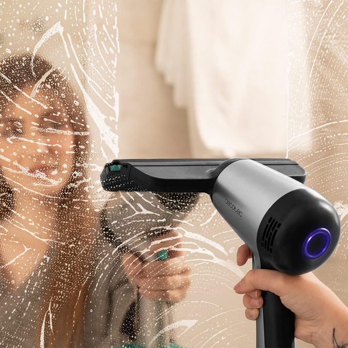 Aspirator de geamuri Cecotec Limpiacristales Conga Rockstar 3700 Glass. Stergator geamuri 3 în 1 aspiră, pulverizează și șterge -CA NOU [4]