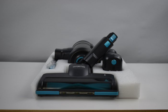 Aspirator fără Fir 6-1 cu Acumulator Detașabil, Lumină LED, Aspirator de Mână pentru Pardoseli Dure, Covor, Plăci de Marmură, Păr de Animale - BUN [13]