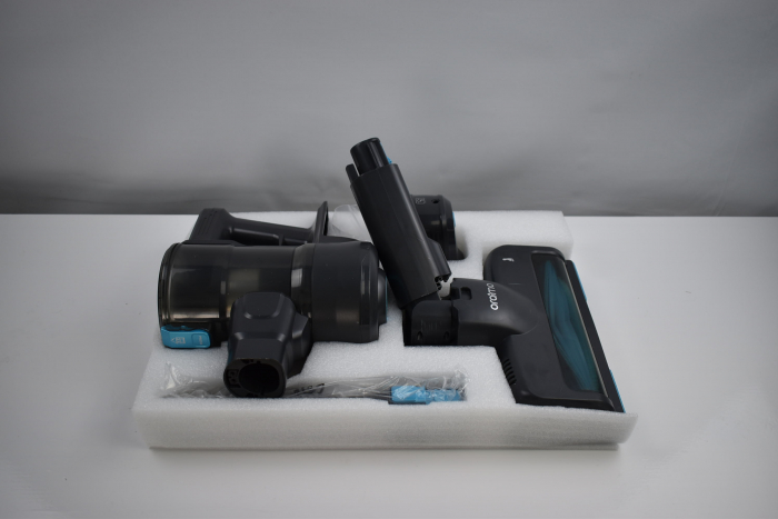 Aspirator fără Fir 6-1 cu Acumulator Detașabil, Lumină LED, Aspirator de Mână pentru Pardoseli Dure, Covor, Plăci de Marmură, Păr de Animale - BUN [11]