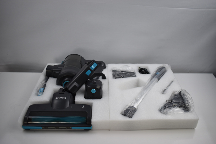 Aspirator fără Fir 6-1 cu Acumulator Detașabil, Lumină LED, Aspirator de Mână pentru Pardoseli Dure, Covor, Plăci de Marmură, Păr de Animale - BUN [14]