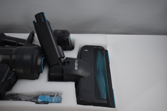 Aspirator fără Fir 6-1 cu Acumulator Detașabil, Lumină LED, Aspirator de Mână pentru Pardoseli Dure, Covor, Plăci de Marmură, Păr de Animale - BUN [12]