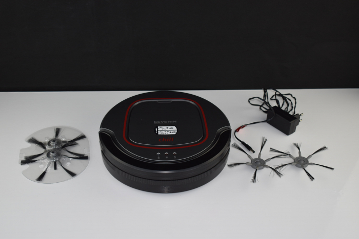 Aspirator robot Severin RB7025 - gri, roșu și negru -FOARTE BUN [7]