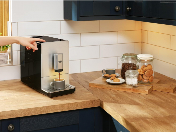 Automat de cafea cu boabe beko CEG5301X, 19 bar, 1,5L rezervor, touch Lcd control -BUN [7]