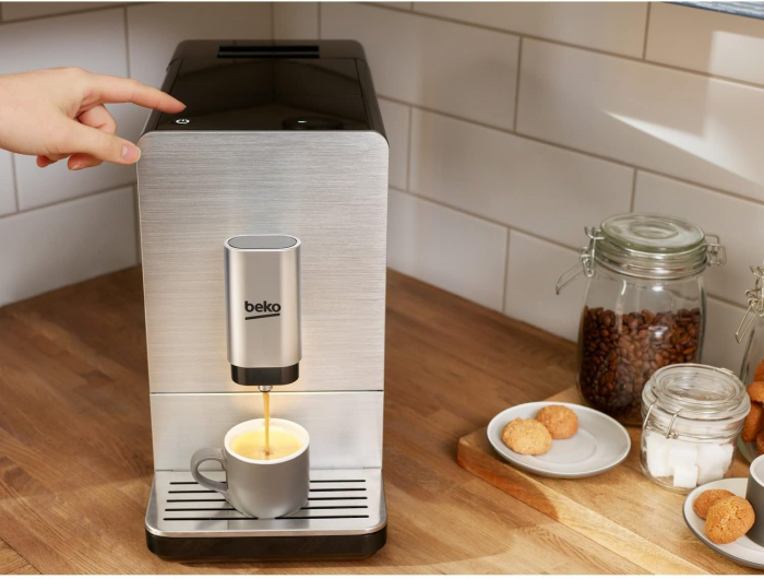 Automat de cafea cu boabe beko CEG5301X, 19 bar, 1,5L rezervor, touch Lcd control -BUN [6]