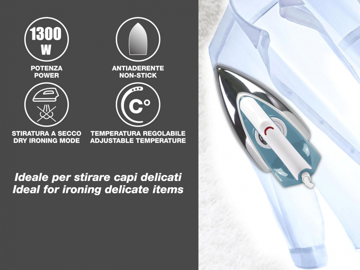 BEPER Fier de Călcat fără abur, Talpă anti aderentă - DAUNĂ DE TRANSPORT [2]