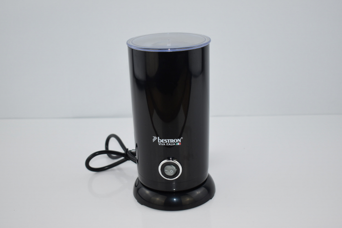 Bestron Viva Italia ; Spumantor electric de lapte cu bază rotativă de 360° și capacitate de până la 300 ml, fără fir, 550 W, Negru - FOARTE BUN [8]