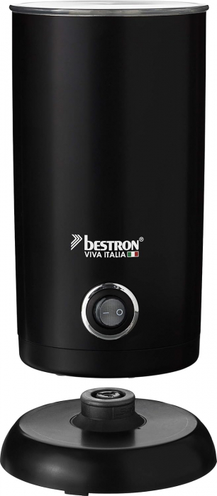 Bestron Viva Italia ; Spumantor electric de lapte cu bază rotativă de 360° și capacitate de până la 300 ml, fără fir, 550 W, Negru - FOARTE BUN [6]