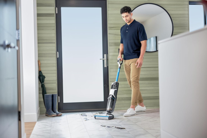 BISSELL CrossWave HF3 – Aspirator umed/uscat fără fir, aspirare și spălare într-un singur aparat, aspirator ușor pentru curățare umedă, autonomie de până la 25 de minute, aspirator cu funcție de spăla [6]