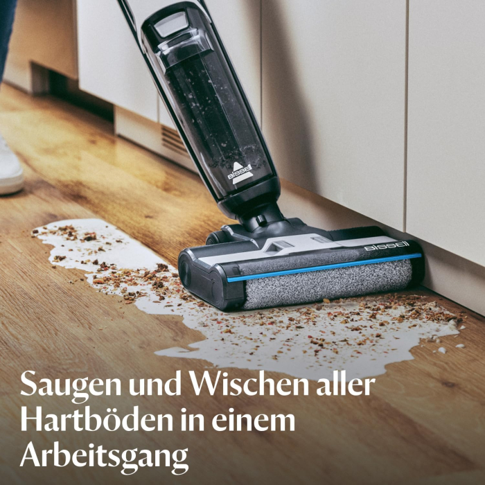 BISSELL CrossWave HF3 – Aspirator umed/uscat fără fir, aspirare și spălare într-un singur aparat, aspirator ușor pentru curățare umedă, autonomie de până la 25 de minute, aspirator cu funcție de spăla [7]