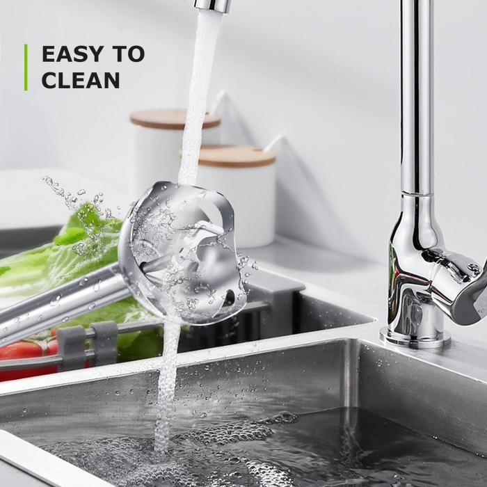 Blender de Mână Bonsenkitchen, 1000W, Inox, Viteze Reglabile, HB3201 (Negru) -CA NOU [6]