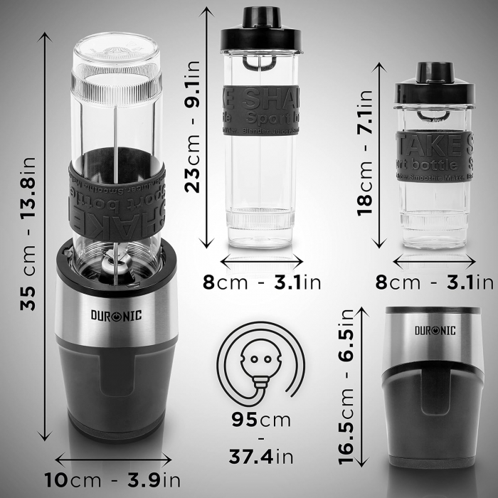 Blender Duronic BL520 2 recipiente 570 ml și 400 ml, 500 W -CA NOU [4]