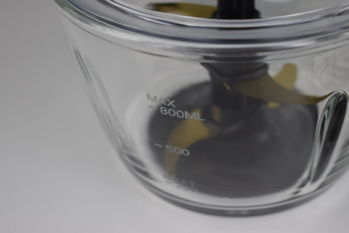 Blender electric cu lame acoperite cu titan, 1L, din sticlă,  1000W - CA NOU [9]