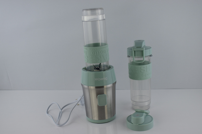 Blender SMOO18 (Smoothie Maker), carcasă din oțel inoxidabil, 4 lame, 570 ml, 300W -FOARTE BUN [5]