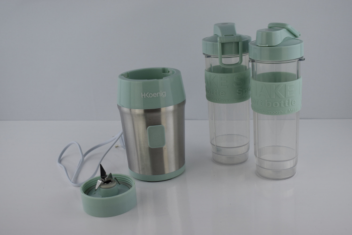 Blender SMOO18 (Smoothie Maker), carcasă din oțel inoxidabil, 4 lame, 570 ml, 300W -FOARTE BUN [6]