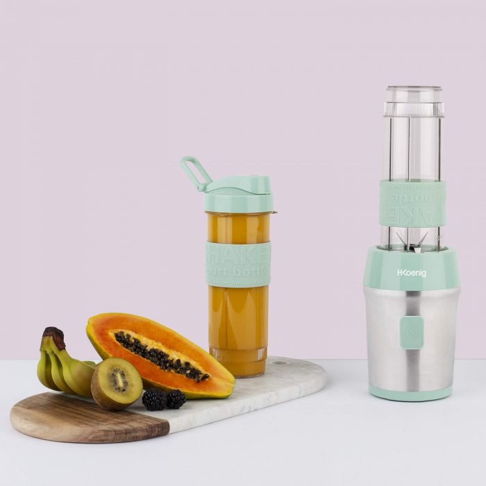 Blender SMOO18 (Smoothie Maker), carcasă din oțel inoxidabil, 4 lame, 570 ml, 300W -FOARTE BUN [4]