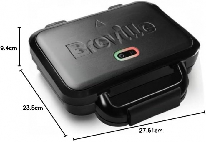 Breville Ultimate VST082X - Prăjitor de pâine pentru 2 felii, plăci detașabile și antiaderente, din oțel inoxidabil - CA NOU [6]