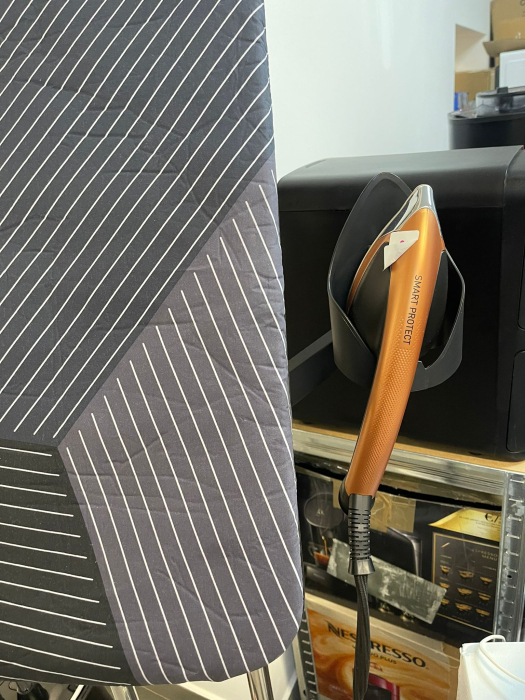 Calor Ixeo Power – Soluție all-in-one cu abur, 2170 W, fier cu placă integrată Smartboard cu 3 poziții, generator de abur cu presiune 5,8 bari, fabricat în Franța, model QT2020C0 [10]