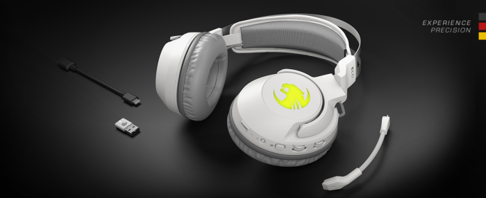 Casti făra fir cu stick roccat elo 7.1 air, 24 durabilitate baterie -CA NOU [10]