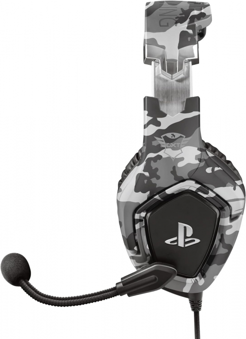 Casti Trust, PC/Jocuri, PS4/PS5 Original/PS4 Pro/PS4 Slim/PS5, 108 Db, Microfon, Negru/Albastru - CA NOU [3]