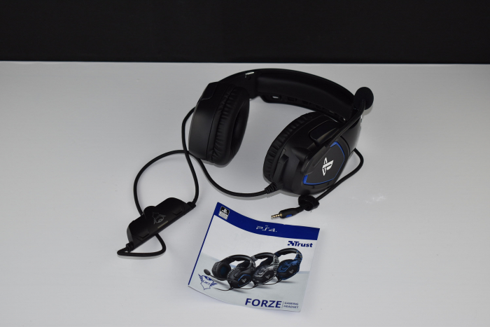Casti Trust GXT 488 Forze, PC/Jocuri, PS4/PS5 Original/PS4 Pro/PS4 Slim/PS5, 108 Db, Microfon, Negru/Albastru - CA NOU [6]