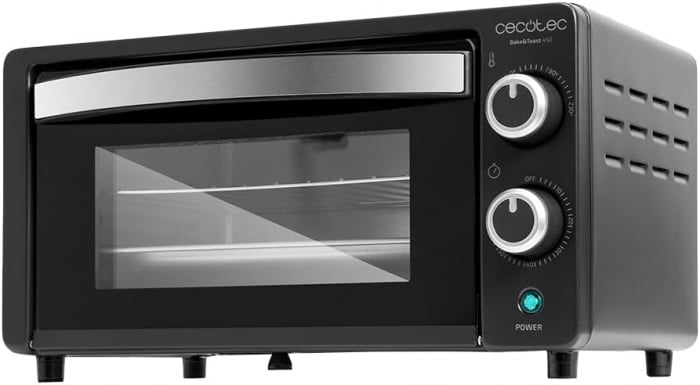 Cecotec Bake&Toast 1090 Black - Cuptor de masă 1000 W, Timer 60 min, Temperatură reglabilă până la 230°C, Plită, Grătar și Mâner cu clești - CU PARTICULARITĂȚI [2]