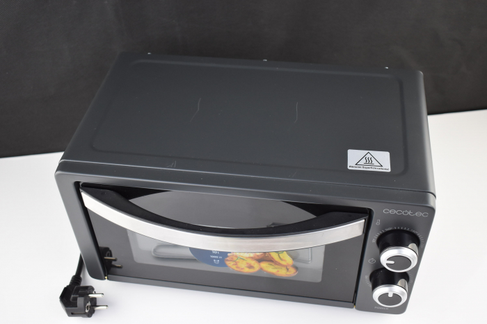 Cecotec Bake&Toast 1090 Black - Cuptor de masă 1000 W, Timer 60 min, Temperatură reglabilă până la 230°C, Plită, Grătar și Mâner cu clești - CU PARTICULARITĂȚI [8]