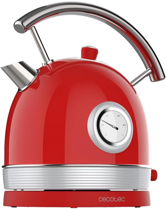 Cecotec Fierbător de Apă cu Capacitate de 1,8 Litri Thermosense 420 Vintage - FOARTE BUN [1]