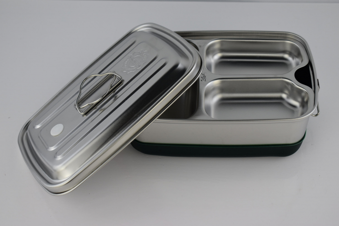 Cutie de prânz din oțel inoxidabil de 2000ML cu compartimente - FOARTE BUN [7]