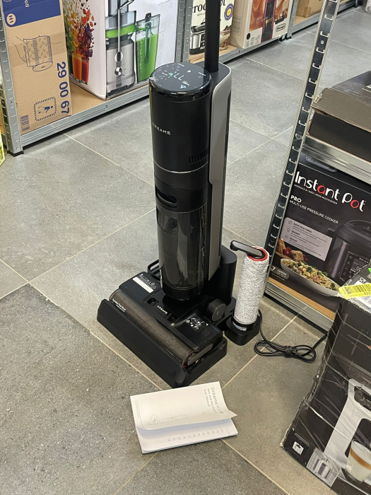 Dreame H12 Pro – Aspirator umed/uscat fără fir, cu perie pentru margini, funcție de auto-curățare, detectare murdărie, afișaj LED, autonomie până la 35 min, rezervor apă 900 ml, pentru pardoseli dure [8]