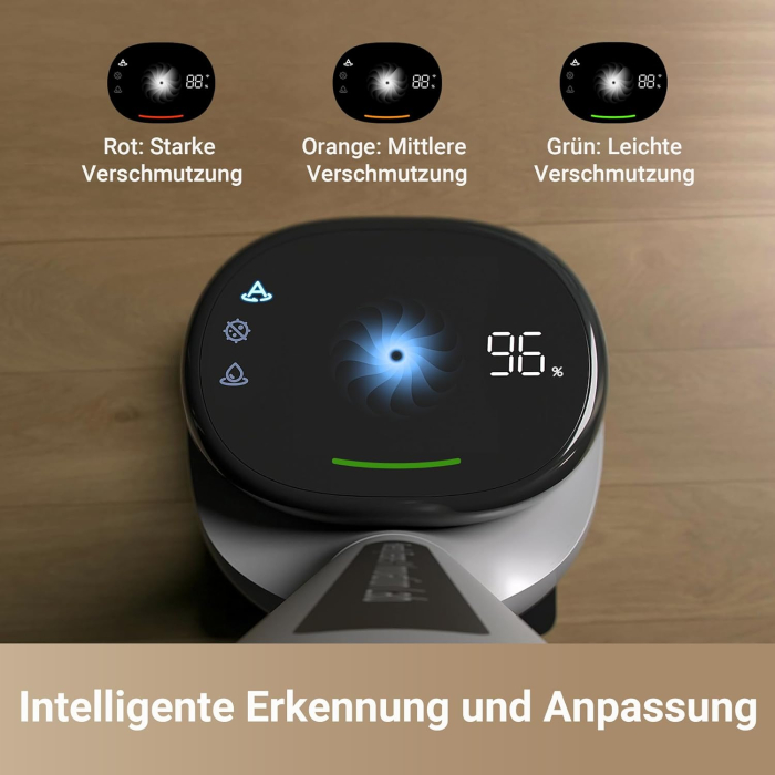 Dreame H14 – Aspirator umed/uscat, spălare cu perii, uscare cu aer cald 60°C, braț pliabil 180°, uscare rapidă 5 min, auto-curățare cu două rotații, putere de aspirare 18.000 Pa, curățare dublă a marg [2]