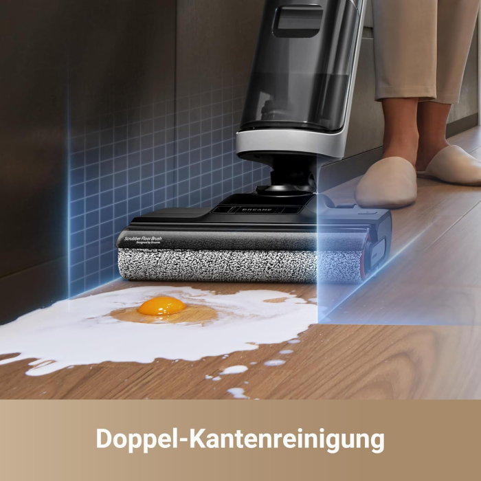 Dreame H14 – Aspirator umed/uscat, spălare cu perii, uscare cu aer cald 60°C, braț pliabil 180°, uscare rapidă 5 min, auto-curățare cu două rotații, putere de aspirare 18.000 Pa, curățare dublă a marg [6]