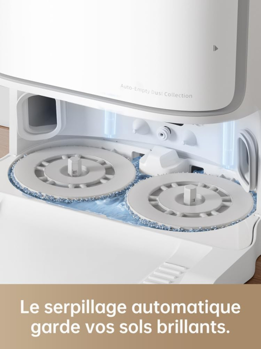 Dreame L10 Ultra – Robot aspirator cu stație, golire automată, curățare, uscare și umplere automată, mop rotativ, putere de aspirare 5300 Pa, navigație LDS, cartografiere 3D și control prin aplicație [4]