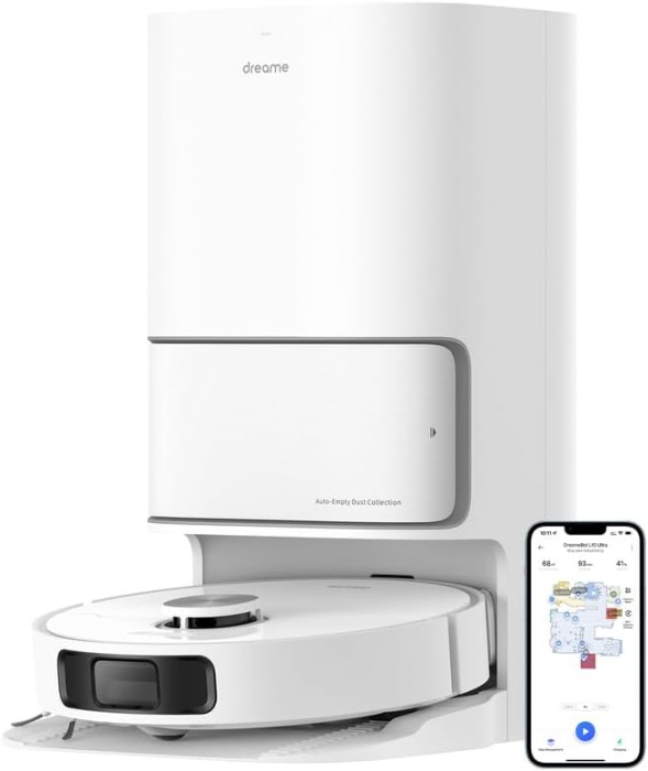 Dreame L10 Ultra – Robot aspirator cu stație, golire automată, curățare, uscare și umplere automată, mop rotativ, putere de aspirare 5300 Pa, navigație LDS, cartografiere 3D și control prin aplicație [1]